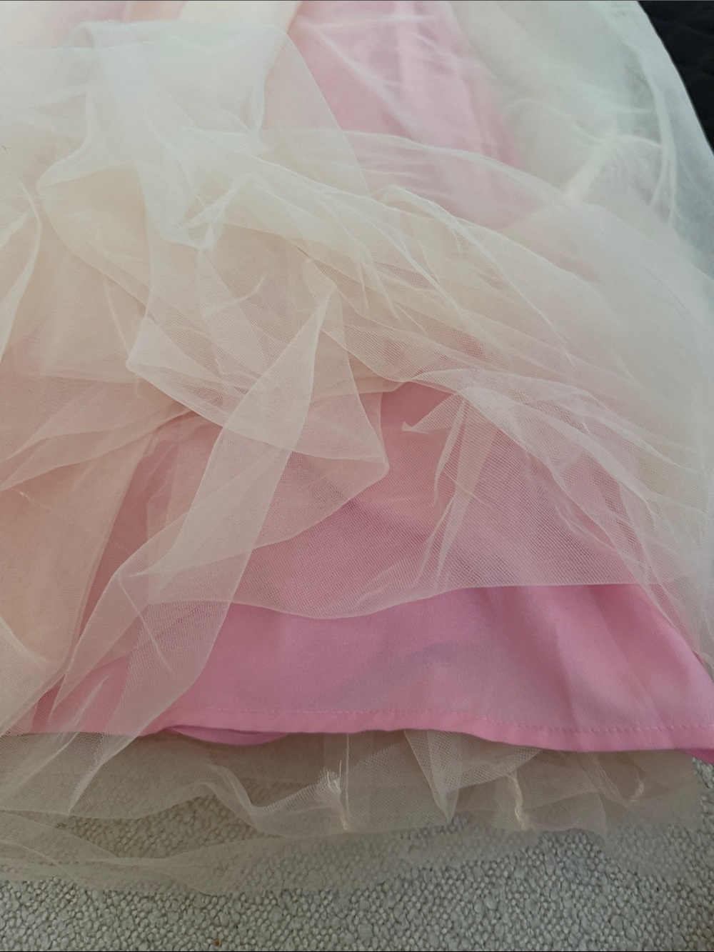 J. Crew Pink Tulle Long Skirt sz 2 NWT - Picture 4 of 5